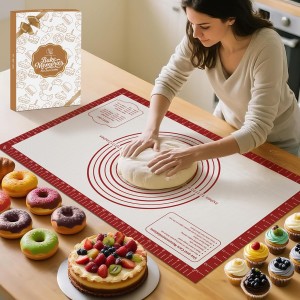 Silicone Baking Mat, Non Stick Pastry Ma...