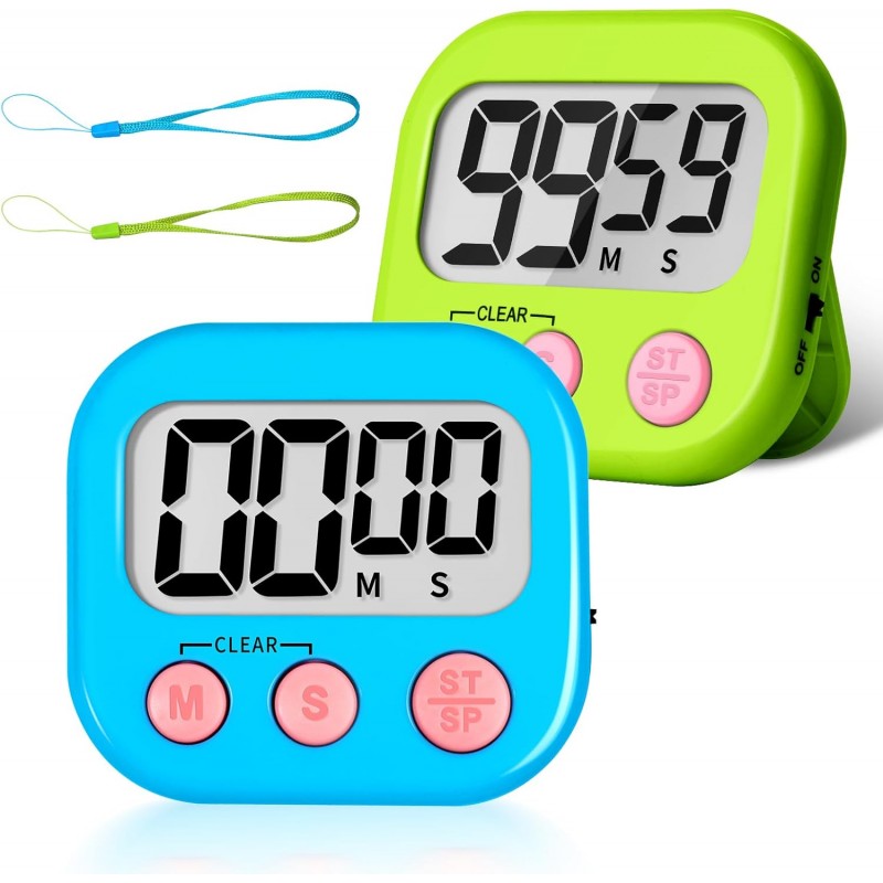 ZILLEEN Classroom Timer for Kids Teachers 2 Pack Digital Timers