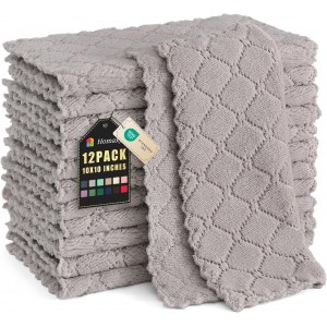 Homaxy 12 Pack Kitchen Dish Cloths (10 x...