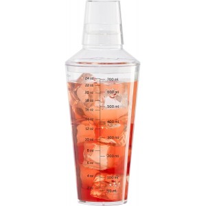 OGGI Clear Cocktail Shaker - 24 oz / 700...