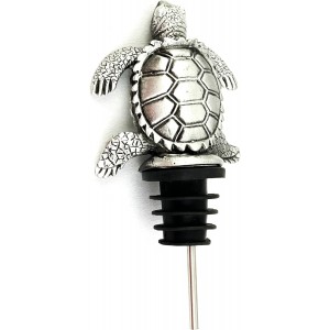 Happy Hour Sea Turtle Wine Pourer - Stopper, Aerator, and Perfect Pourer