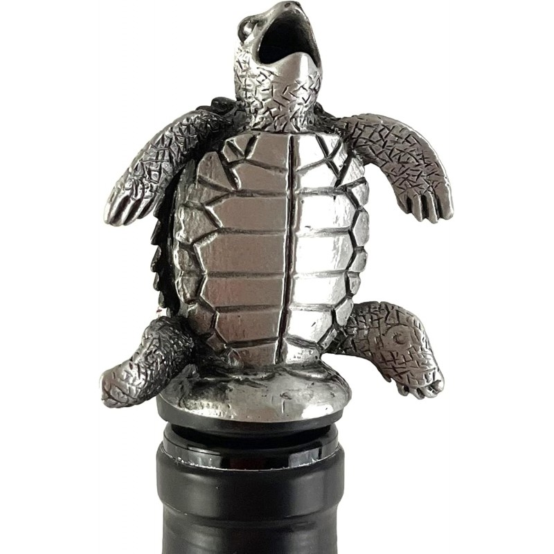 Happy Hour Sea Turtle Wine Pourer - Stopper, Aerator, and Perfect Pourer