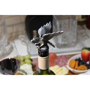 Happy Hour Great Eagle Wine Pourer - Stopper, Aerator, and Perfect Pourer