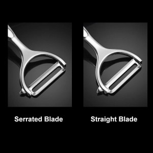 AMOUY Premium Peeler Set - Vegetable,Apple Peelers for Kitchen, Fruit, Carrot, Veggie,Potatoes Peeler,Y-Shaped Stainless Steel Peelers,with Ergonomic Non-Slip Handle & Sharp Blade,Good Sturdy (2PCS)