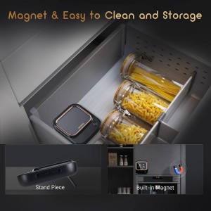 5GHz WiFi & Bluetooth 5.1 Meat Thermometer, Inkbird WiFi Grill Meat Thermometer for Grilling Smoker BBQ Cooking with 4 Probes, IBT-26S Wireless APP Control, Alarm Timer, Backlit LCD, Rechargeable