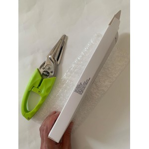 Multi Function Kitchen Garden Shears Spring-Loaded With Anti-Slip Handle & Safety Lock Cooking Scissors for Food Meat, Floral Trimming, Green