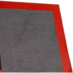 2 Pcs Silicone Mat, Microperforated Fiberglass Silicone Mat Odourless Baking Pan Mat Strong Heat Oven or Pan Liner Baking Pastry Tool