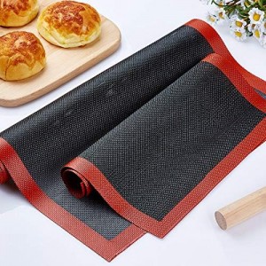 2 Pcs Silicone Mat, Microperforated Fibe...