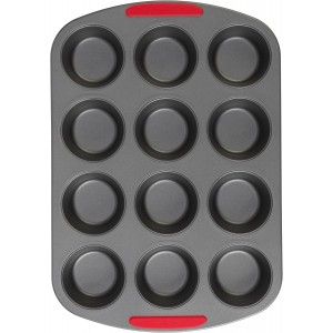 GoodCook MegaGrip 12-Cup Muffin Pan with...