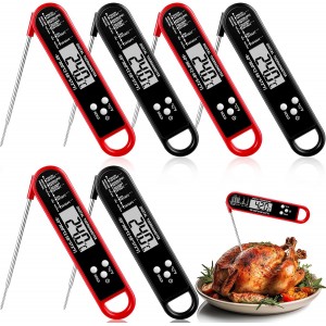 Xuhal 6 Pcs Digital Meat Thermometer for...