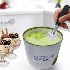 2 Pack Ice Cream Spade - Stainless Steel Flat Ice Cream Paddle, Scooper for Hard or Creamy Dessert Spade Butter Cutter