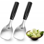 2 Pack Ice Cream Spade - Stainless Steel Flat Ice Cream Paddle, Scooper for Hard or Creamy Dessert Spade Butter Cutter