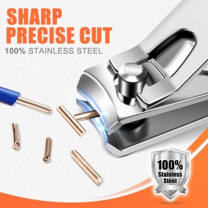 DRMODE Finger Nail Clippers Adult - 8 Pack Nail Clippers Bulk for Men Women Sharp Travel Toenail Clippers and Fingernail Clipper Set Curved Cutter Trimmer with Nail File