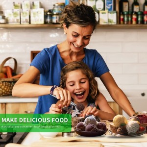 3PCS Ice Cream Scoop,Premium cookie scoop set,Small/Medium/Large stainless steel Scoops,Professional Ice cream Scooper with Trigger Release for Baking, Cookie, Fruit and Ice Cream by AOULELA