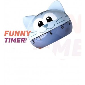 gofidin ABS Animal Cute Mechanical Timer, Wind Up Student Learning Time Manager,Manual Kitchen Food Timer Digital and Cooking Timer