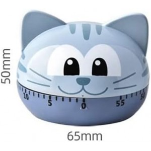 gofidin ABS Animal Cute Mechanical Timer, Wind Up Student Learning Time Manager,Manual Kitchen Food Timer Digital and Cooking Timer