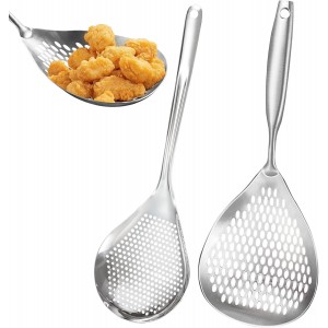 KAYCROWN Skimmer Slotted Spoon, 2 Pack S...