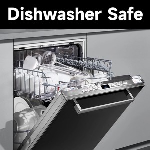 Stainless Steel Kitchen Utensils Set, 6 Pcs Professional All Metal Cooking Utensils Set 12-13.6 Inch, Wok Spatula, Ladle, Skimmer, Slotted Spatula Turner, Spaghetti Spoon, Large Spoon