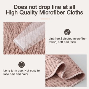 K&janet6am Dish Cloths for Washing Dishes, 6 Pack Kitchen Dish Towels, Super Absorbent Microfiber Cleaning Cloth, Barista Micofiber Cloths for Espresso Machine,12x12 Inches