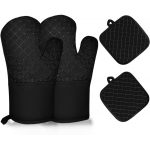 4PCS Oven Mitts and Pot Holders Sets 500...