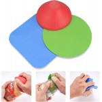 3 Pcs Rubber Jar Opener Gripper Pads, Multi Purpose Jar Bottle Can Lids Gripper Openers Reusable, for Seniors Weak Hands, Most Bottles, Used as Kitchen Coasters