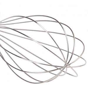 10 inch Stainless Steel Whisk, 5 inches for mixing small amounts of liquids, milkshakes, coffee, juice, etc. 2-piece set (buy 10 inches and get 5 inches as a gift) silver