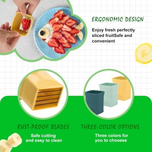 3PCS Fruit Slicer Cup: Strawberry Slicer, Speed Cutter for Banana Grape Egg Rapid & Safe Slicing Kitchen Gadget