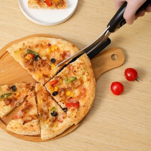 AmHoo Pizza Scissors Stainless Steel Blade Salad Pizza Slicer Pizza Cutter Scissors with Server Highly enjoy Excellent Gifts