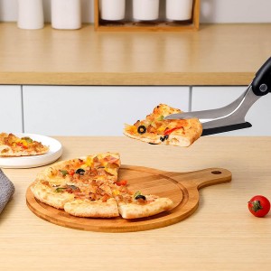 AmHoo Pizza Scissors Stainless Steel Blade Salad Pizza Slicer Pizza Cutter Scissors with Server Highly enjoy Excellent Gifts