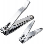 Nail Clippers Set, Ultra Sharp Stainless Steel Fingernail and Toenail Clipper Cutters,Travel Nail Kit for Men Women