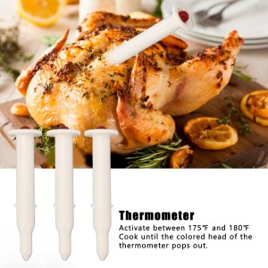 20 Pcs Turkey Timer,Pop-Up Poultry Timer,45 x 10mm,Turkey Chicken Beef Cooking Meat Pop Out Up Poultry for Oven Cooking