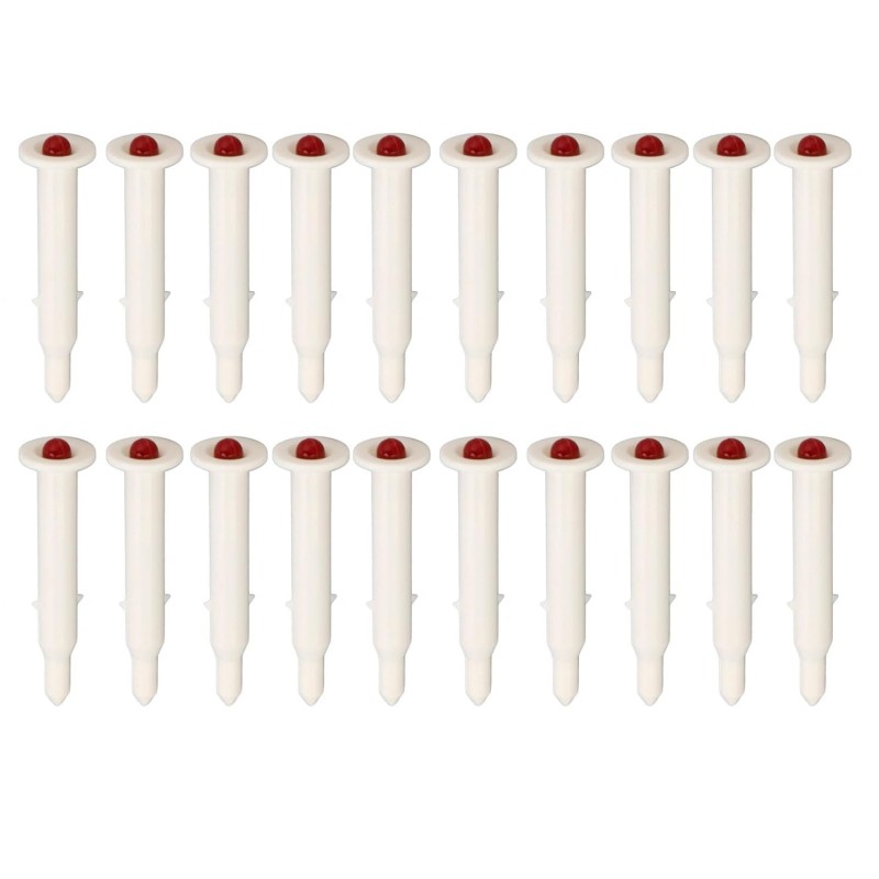 20 Pcs Turkey Timer,Pop-Up Poultry Timer,45 x 10mm,Turkey Chicken Beef Cooking Meat Pop Out Up Poultry for Oven Cooking