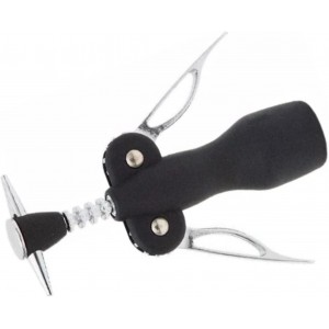 Wine Opener, Zinc Alloy Wine Bottle Opener, Heavy Duty Wing Corkscrew for Wine Bottles, Manual Wine and Beer Opener, Multifunctional Cork Screw for Bartenders, Restaurants & Home