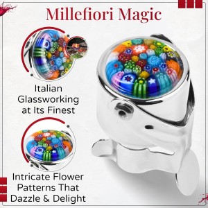 Wine Stopper & Champagne Stopper All In One - Patented Seal, Preserves Bubbles & Taste for Prosecco, White and Red Wines. 1 Pro Grade Evan James Bottle Stopper With Hanging Gift Box