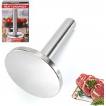 KAYCROWN Meat Tenderizer Hammer, Meat Pounder Flattener, Stainless Steel Kitchen Meat Mallet for Flattening Steak Beef Poultry, Meat Pounder Tenderizer, Chicken Flattener Tool