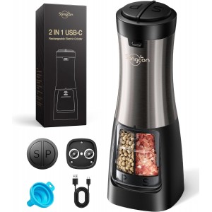 Sangcon Electric Salt and Pepper Grinder...