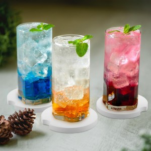 GNIEMCKIN 50 PCS 2.56 in Sublimation Auto Coasters, DIY Personalization Option, Keep Car from Cold Drink Spills