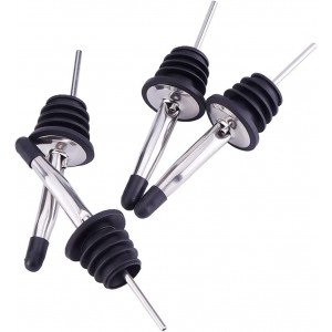 50 Pcs Pourers Dust Covers Olive Oil Liquor Bottle Pour Spout Cover Rubber Caps (Not Include the Spout)