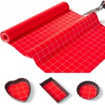 Silicone Baking Mat Roll 16IN*5FT Free Cutting, Non-Slip Pastry Mat, Non-Stick Reusable Air Fryer Liner, Oven Liners, Freeze Dryer Mat, Easily Cut to Size Fit All Ovens Pans Tins Dishes