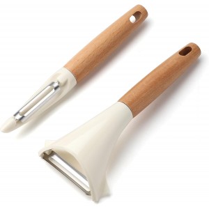 Potato Peelers Stainless Steel Swivel Peelers Y-Shaped and I-Shaped Peeler Set of 2,Vegetable Carrot Fruit Peelers for Kitchen