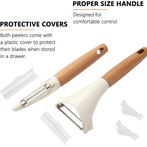 Potato Peelers Stainless Steel Swivel Peelers Y-Shaped and I-Shaped Peeler Set of 2,Vegetable Carrot Fruit Peelers for Kitchen
