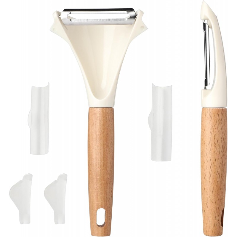 Potato Peelers Stainless Steel Swivel Peelers Y-Shaped and I-Shaped Peeler Set of 2,Vegetable Carrot Fruit Peelers for Kitchen