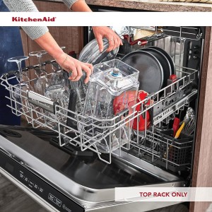 KitchenAid Gourmet Forged Triple Rivet Knife Block Set with Built-in Knife Sharpener, High Carbon Japanese Stainless Steel Kitchen Knives, Sharp Kitchen Knife Set with Block, Birchwood, 14-Piece