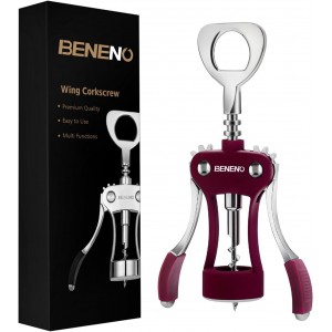 Beneno Wine Opener, Zinc Alloy Premium W...