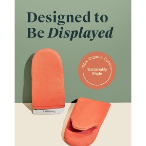 Caraway Oven Mitts - 100% Organic Cotton Oven Mitt - Double-Layer & Stain-Resistant Stitching - Safe Handling of Hot Kitchenware - Set of 2 - Perracotta