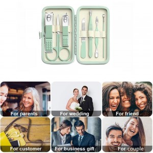 Manicure Set Nail Clipper Set Women Men Nail Clippers Kit Nail Care Kit Toenail Fingernail Cutters Personal Care Tools Manicure Pedicure with Travel Case Nail Grooming Kit Gifts for Women Men