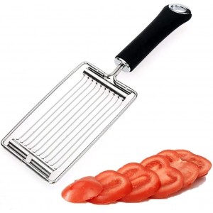 Tomato Slicer,Stainless Steel Handheld Boiled Eggs Slicer Tomato Cutter Veggie Chopper Kitchen Gadgets Kitchen Tools
