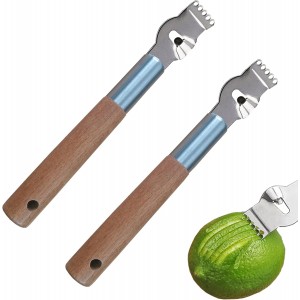 2Pcs Lemon Zester Tool Citrus Peeler Zes...