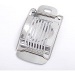 Slicer for Hard Boiled Eggs, Stainless Steel Wire, Heavy Duty Aluminium Egg Cutter Dishwasher Safe 15x8cm