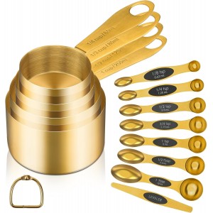 GuDoQi Gold Magnetic Measuring Spoons an...